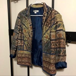 Oversized jacket with amazing print